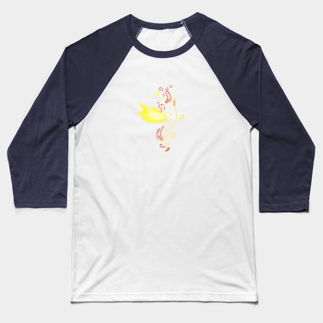 Tribal Pony - Daydream Shimmer Baseball T-Shirt by Alaina Williams